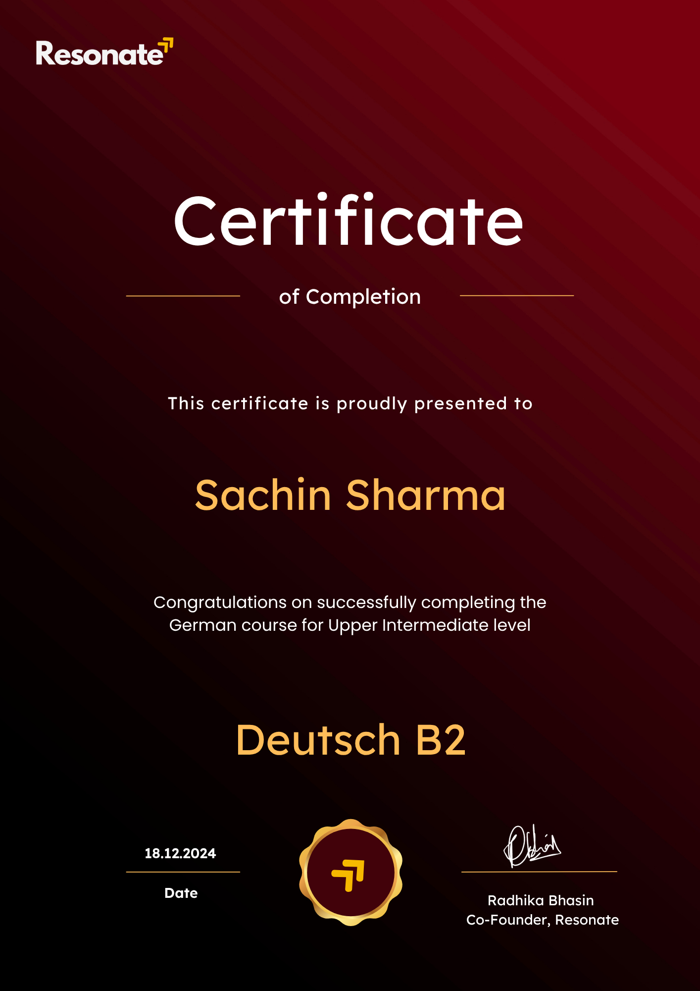 certificate2